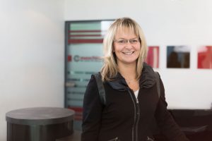 Monika Frers, Mitarbeiterin der Firma Maschinendoc