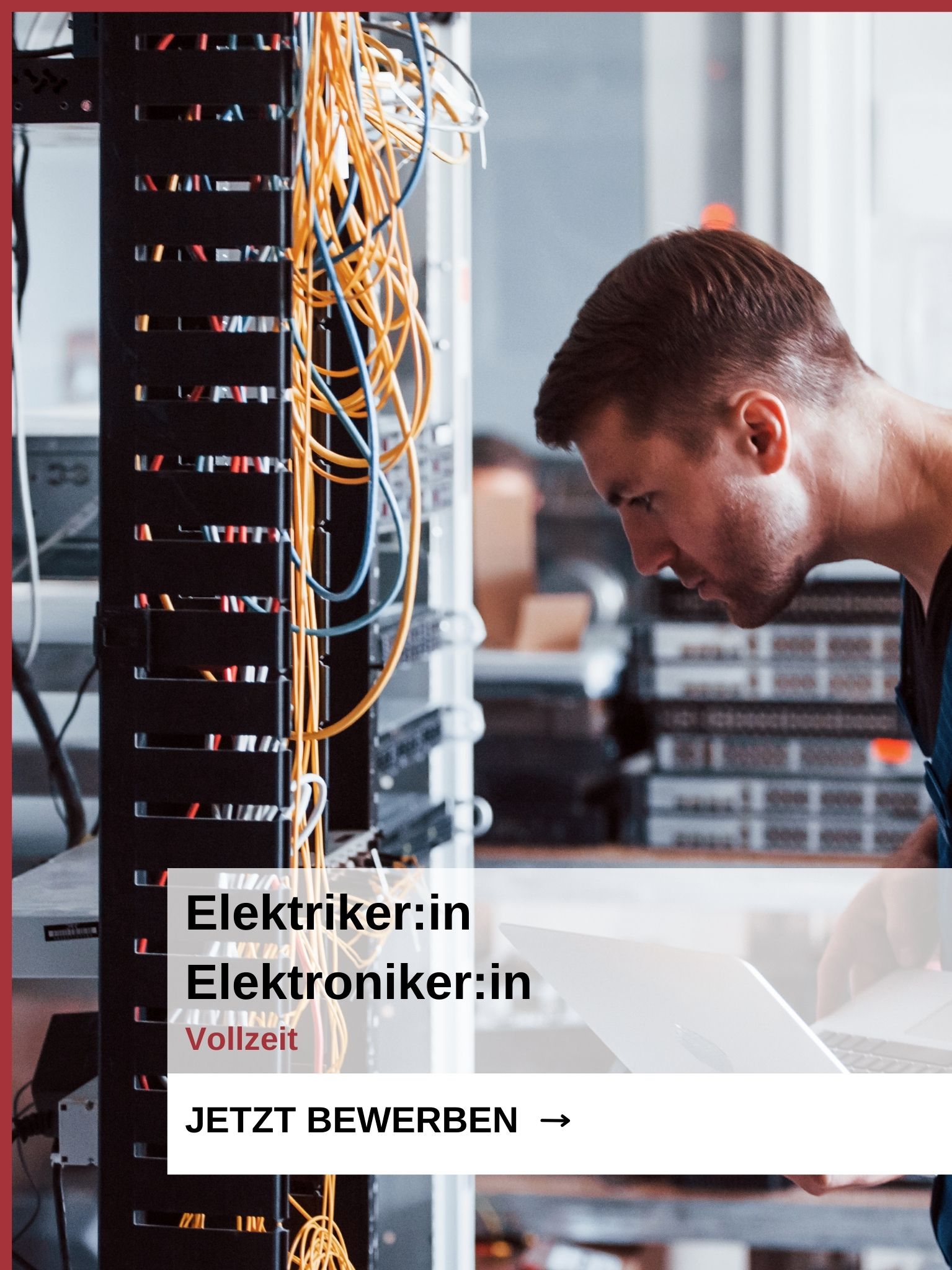 aktuelles Stellenangebot: Elektriker & Elektroniker